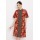 Lyne Halim Dress Batik Chipao 8022 Maroon